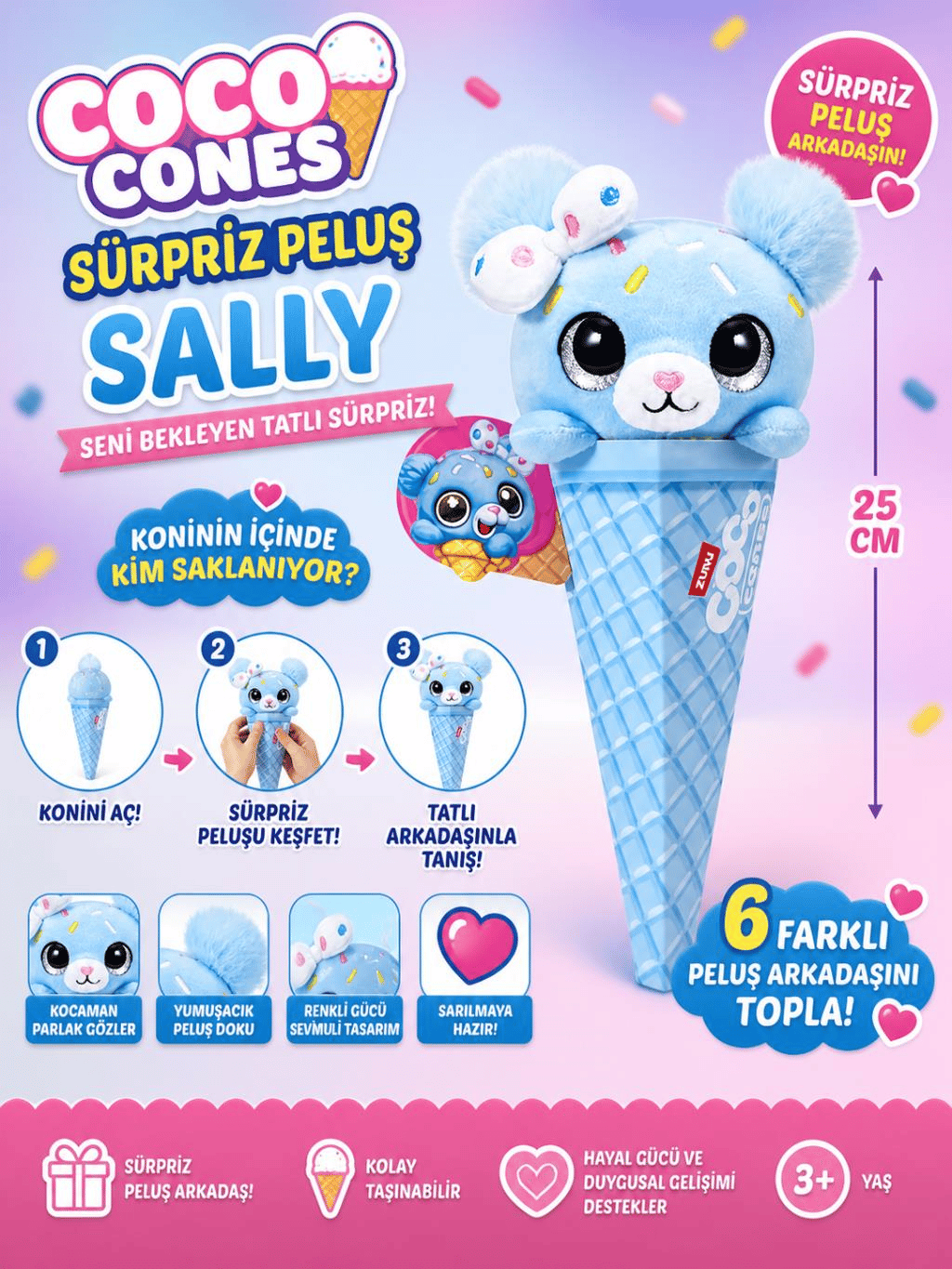 Coco Cones Sürpriz Peluş Sally