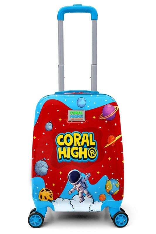 Coral High Kids Astronot Uzay Desenli Çocuk Valizi 16696