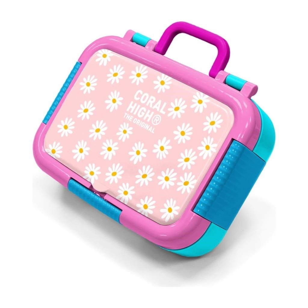 Coral High Kids Papatya Desenli Paslanmaz Çelik Beslenme Kabı 39124