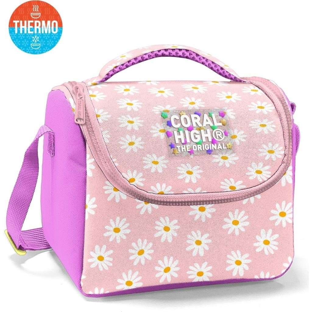 Coral High Kids Papatya Desenli Thermo Beslenme Çantası 37124