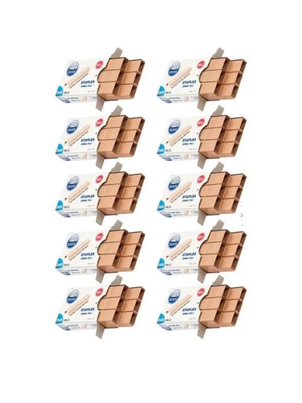 Delta Zımba Teli 1000 Li X 10 Paket 24/6 Sarı 1551