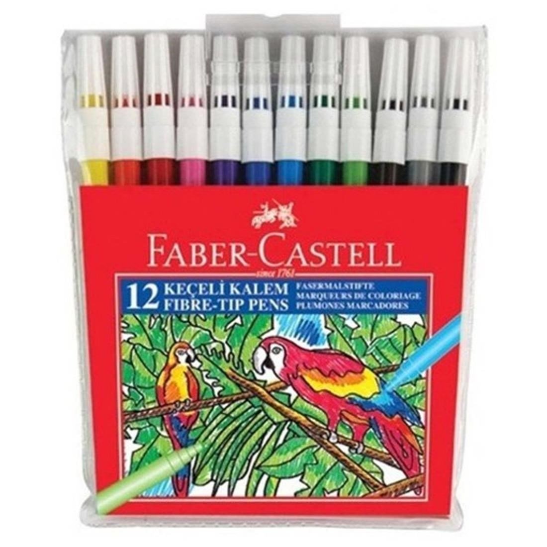 Faber Castell 12Li Keçeli Kalem