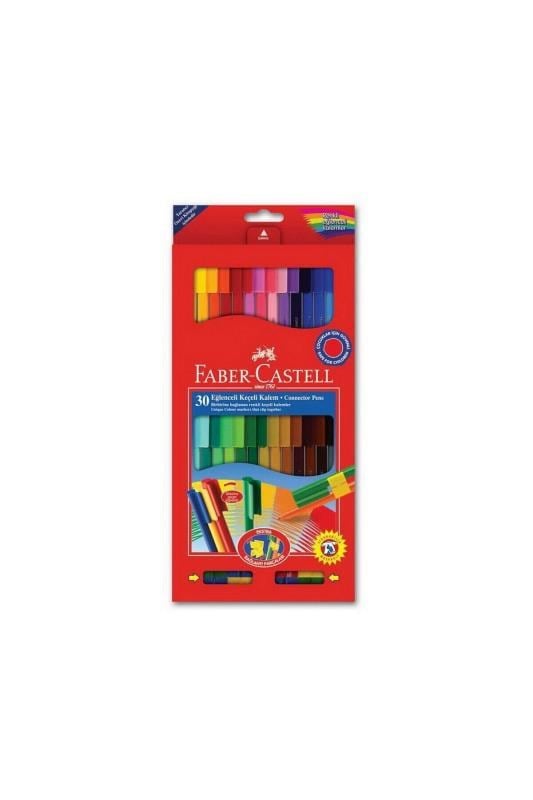 Faber Castell Eğlenceli Keçeli Kalem 30 Renk