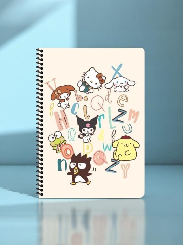 Keskin Color Kuromi and Hello Kity Friends A4 Spiralli Defter – 80 Yaprak