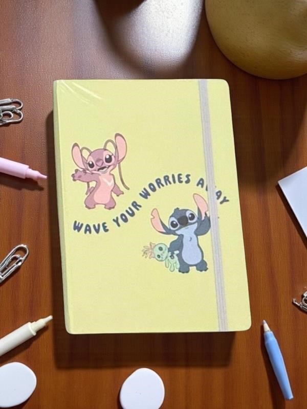 Keskin Color Lisanslı Stitch Wave your worries away 80 Yaprak A5 Defter