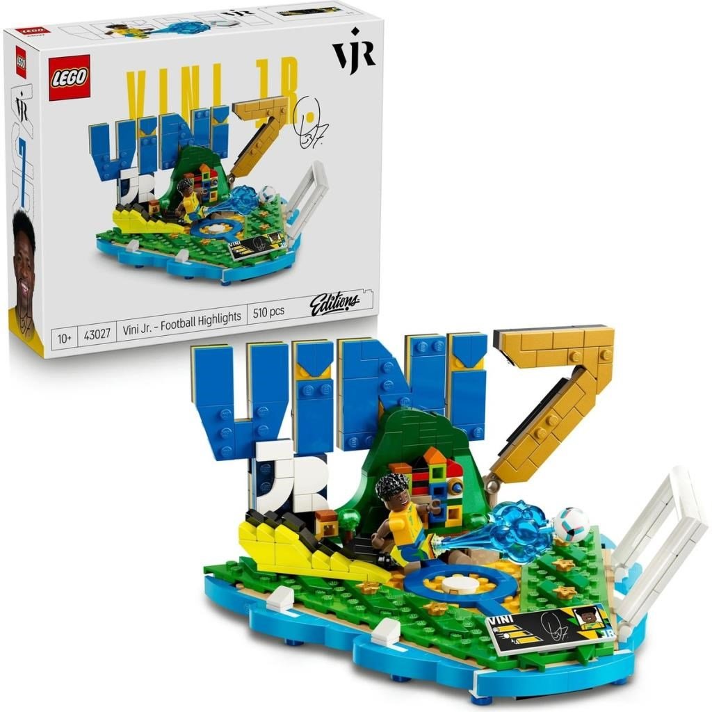LEGO® Editions Vini Jr. – Unutulmaz Futbol Anları 43027 | 510 Parça