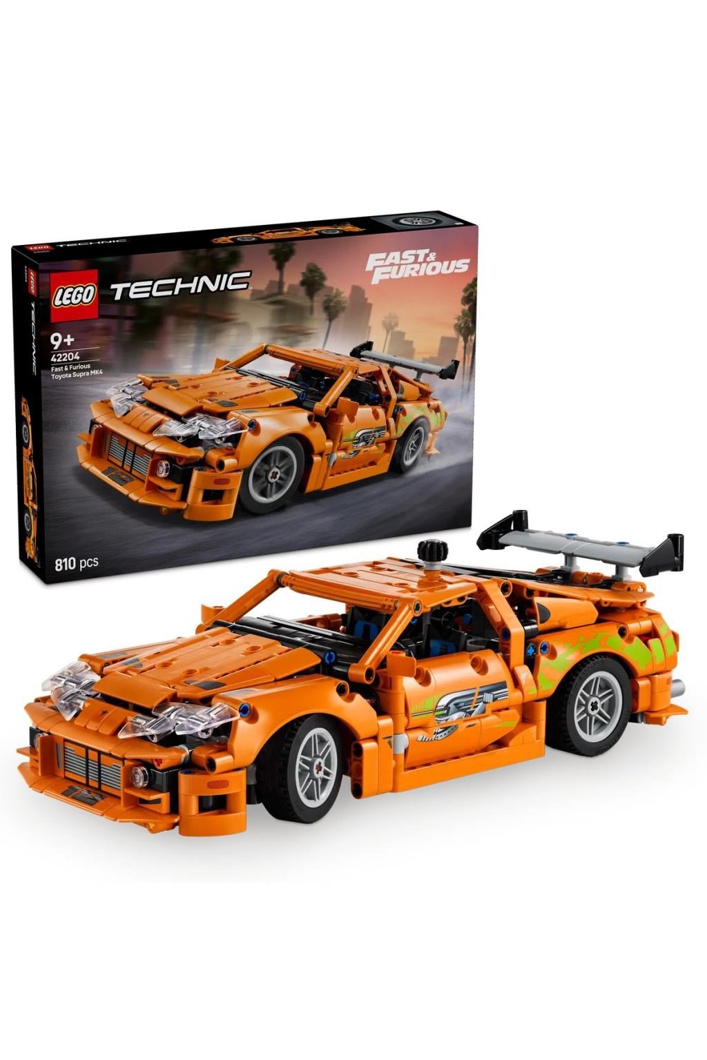 LEGO Technic Fast & Furious Toyota Supra MK4 42204 - 810 Parça