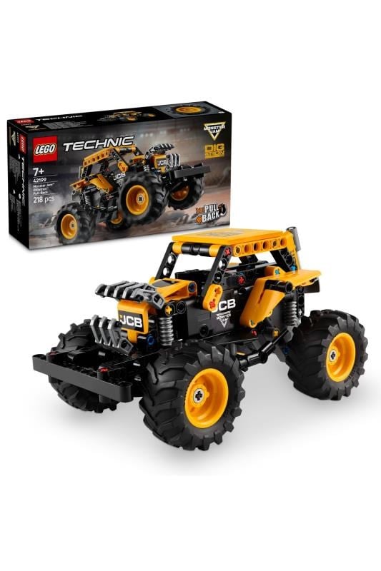 LEGO ® Technic Monster Jam™ DIGatron™ Çek-Bırak 42199- 7+ Çocuklara Yaratıcı Oyuncak Yapım Seti (218Parça)