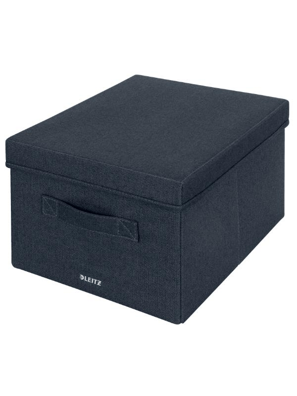 Leitz Kapaklı Kumaş Saklama Kutusu M - Orta boy, 2'li Paket