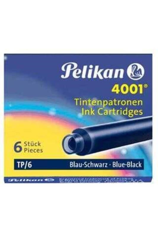 Pelikan Dolma Kalem Kartuşu 6'lı Mavi Siyah