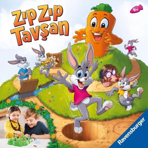 Ravensburger Zıp Zıp Tavşan – Eğlenceli Aksiyon ve Yarış Oyunu