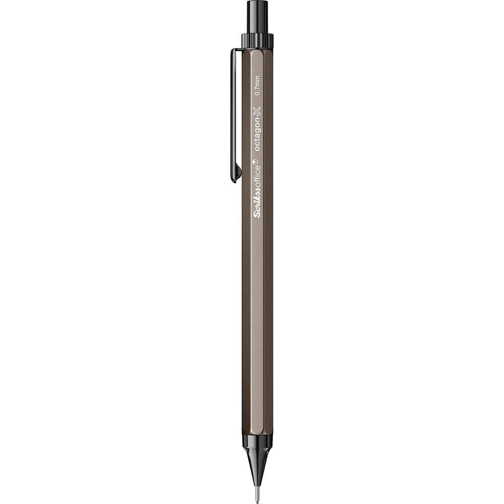 Scrikss Octagon-X Mekanik Kurşun Kalem 0.7 mm Kahverengi