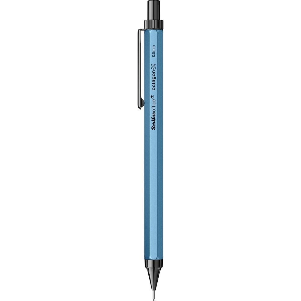 Scrikss Octagon-X Mekanik Kurşun Kalem 0.5 Mm Mavi