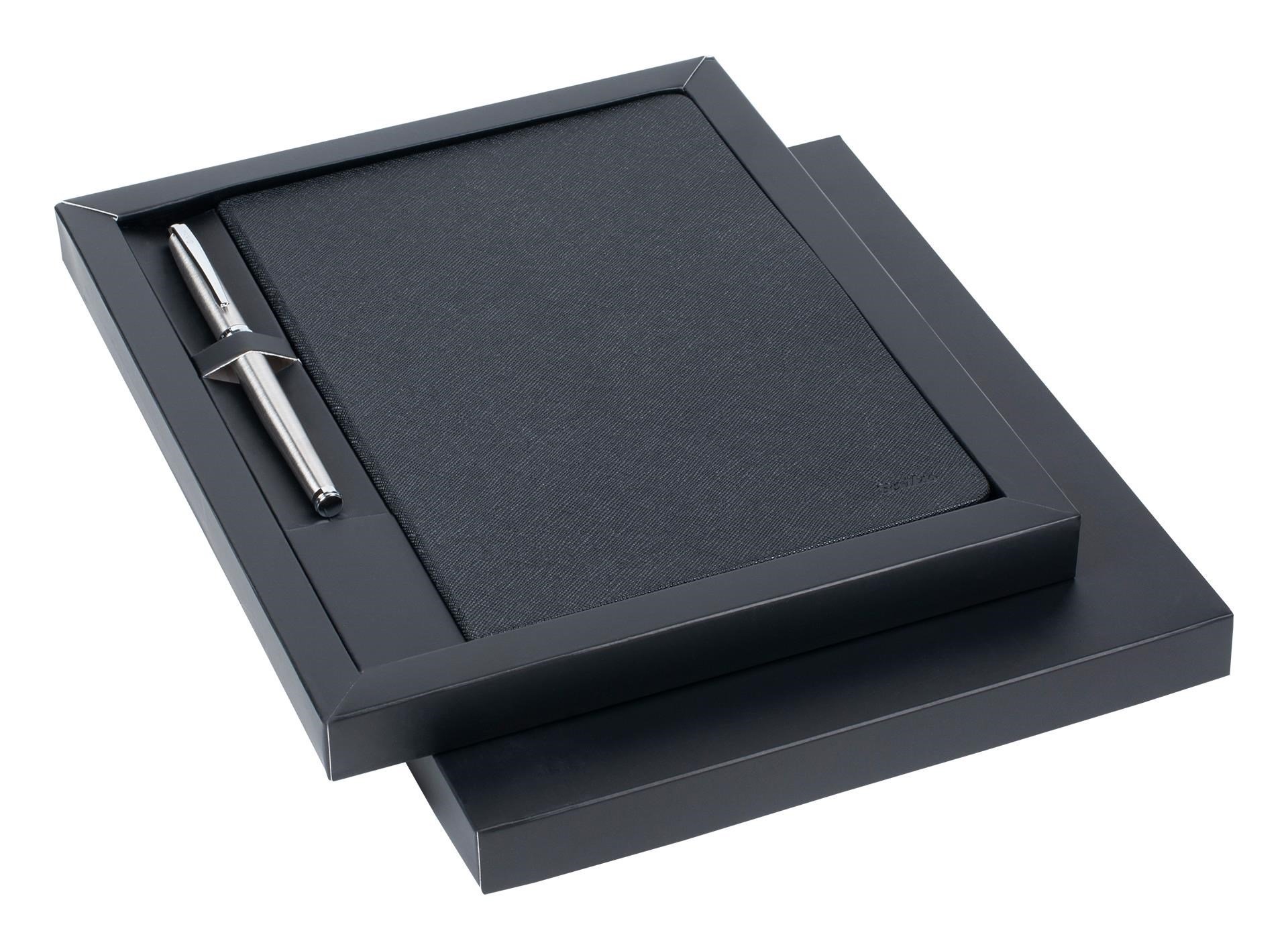 Scrikss Sd300-1 Chester Premium Defter A5 Siyah + 800M Krom Roller