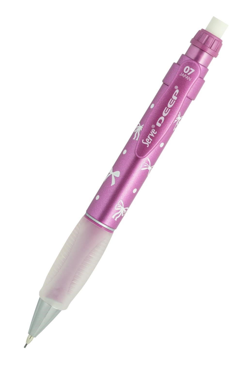 Serve Deep Pre Pembe Kurdele Desenli Versatil Kalem 0.7 mm