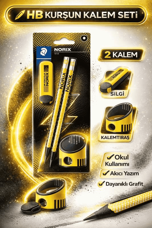 Staedtler 181 SBK2-1 NORIX Kurşun Kalem – Silgi – Kalemtıraş Seti