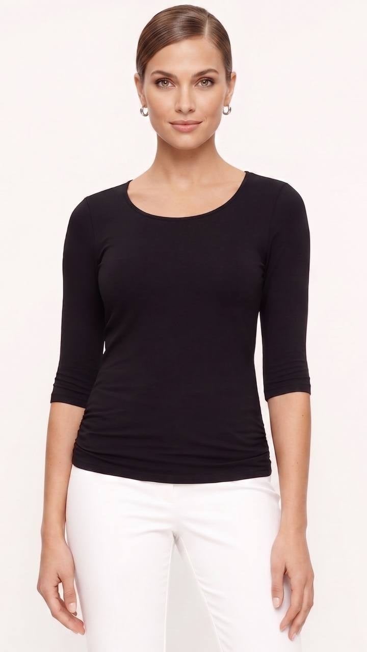 Truvakar Kol Basic Bluz – Siyah