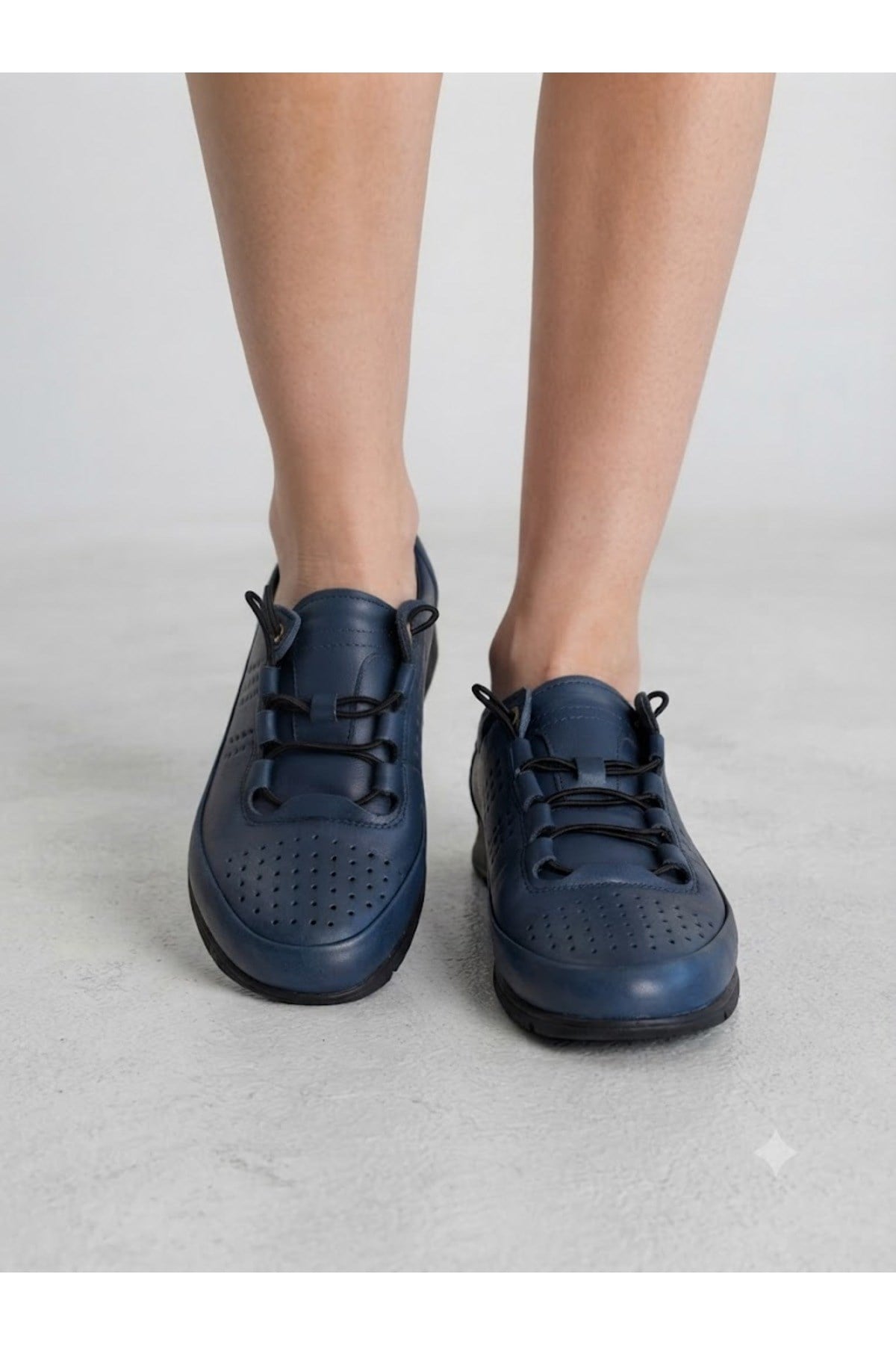 mammamia Hakiki Deri Kadın Ortopedik Sneaker