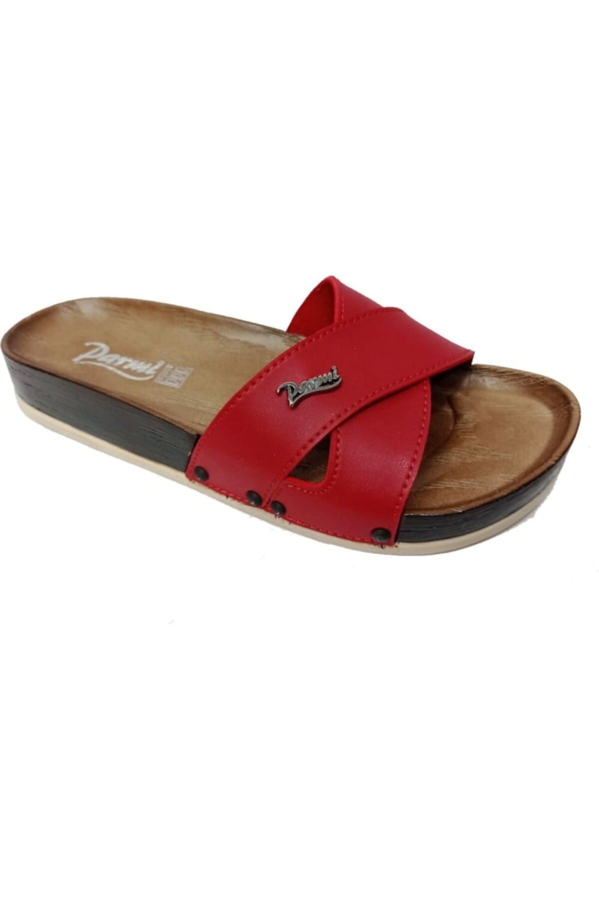 Parmı Comfort Esnek Taban Çapraz Desen Kadın Terlık
