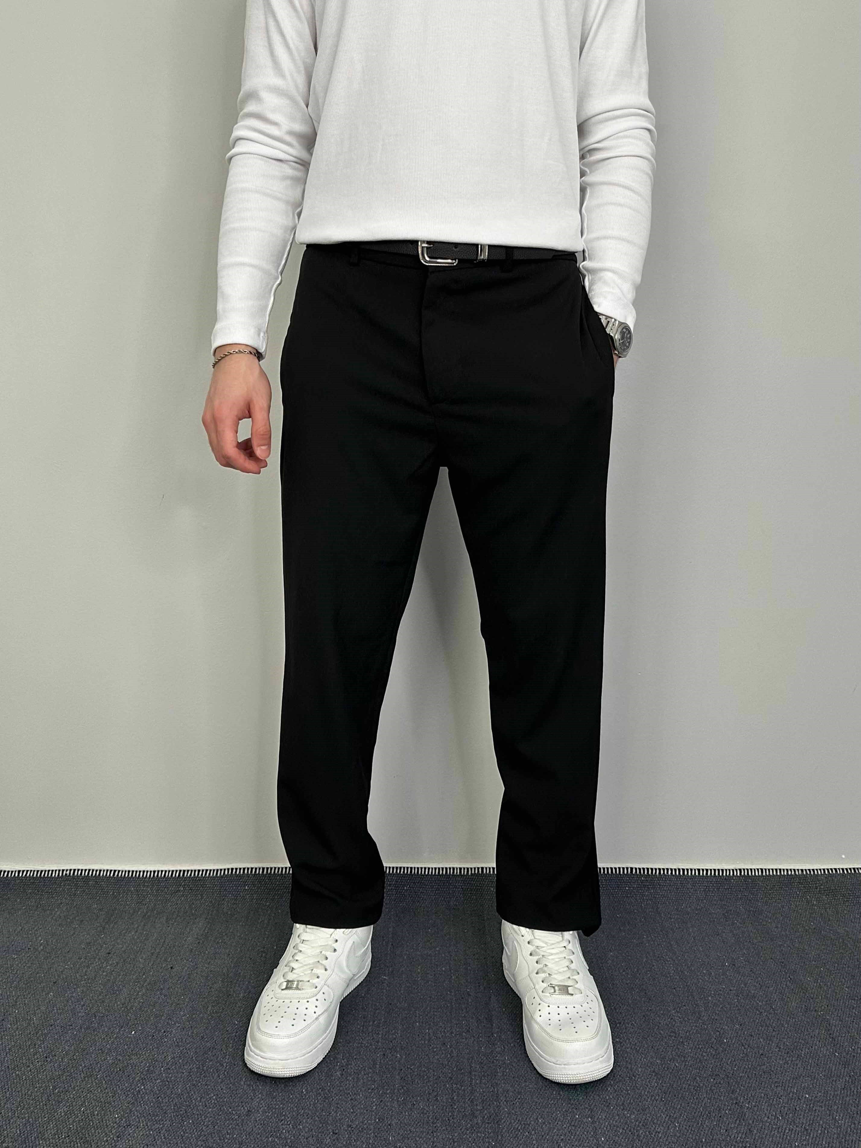 Regular Fit Kumaş Pantolon Siyah