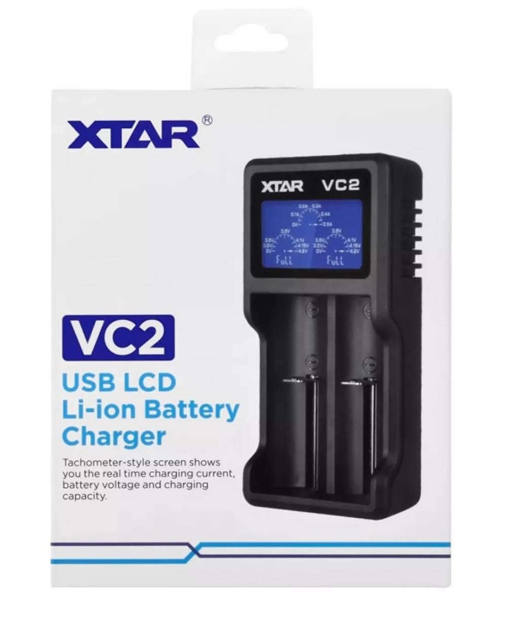 Xtar VC2 ikili Li-ion / NI-CD / NI-MH Pil Şarj Cihazı