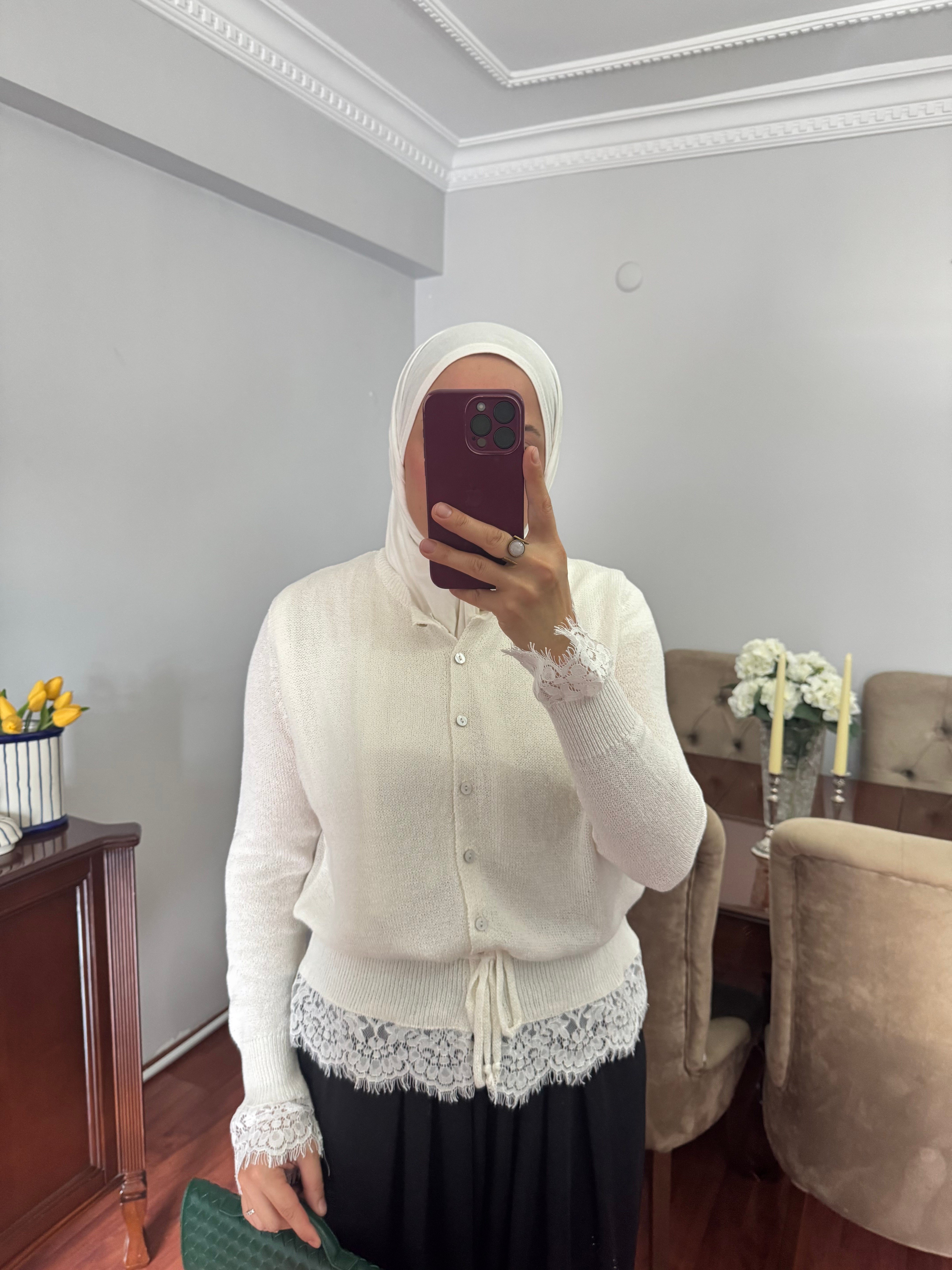 Helen Hırka Ekru