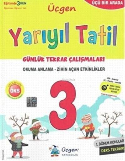 3. Sınıf Yarıyıl Tatil Günlük Tekrar Çalışmaları