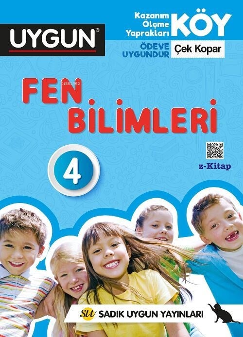 4. Sınıf Fen Bilimleri KÖY Çek Kopart Yaprak Test