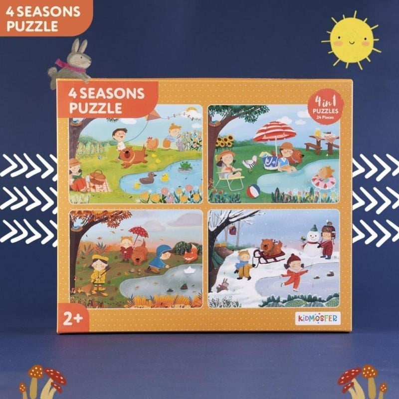 4 Seasons - 4 Mevsim 4'ü 1 Arada Puzzle