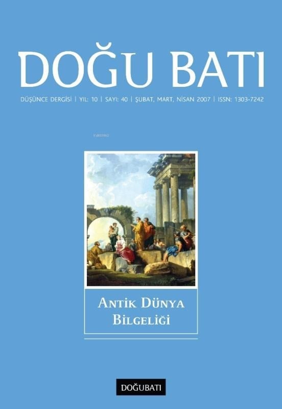 40. Sayı Antik Dünya Bilgeliği