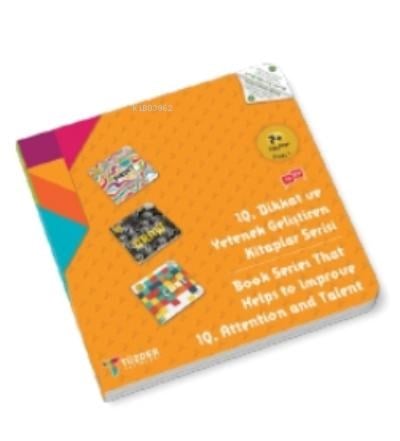 7+ Yaş Seti Level 1 (Paint, Draw,  Cube);IQ, Dikkat ve Yetenek Geliştiren Kitaplar Serisi