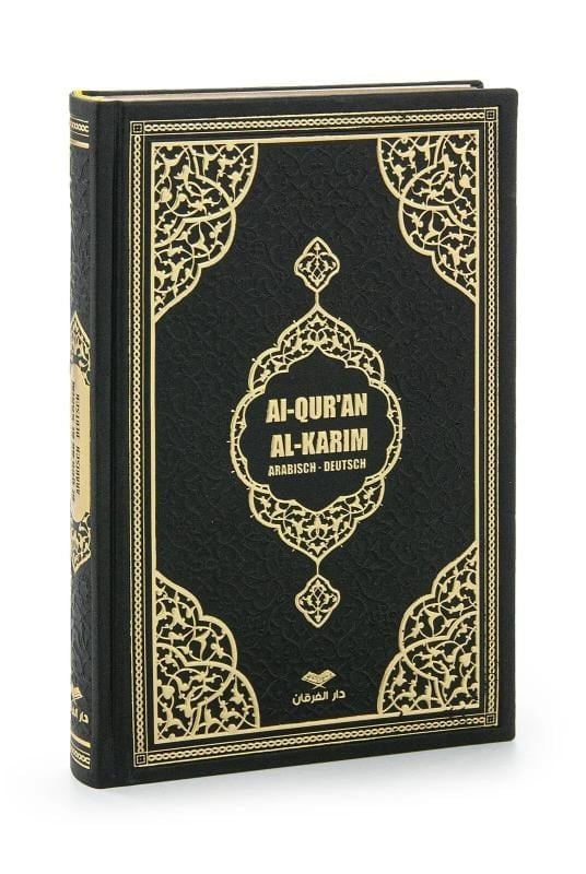 Almanca Mealli Kuran Orta Boy - Siyah