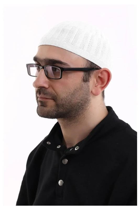 Bambu Namaz Takkesi - Beyaz