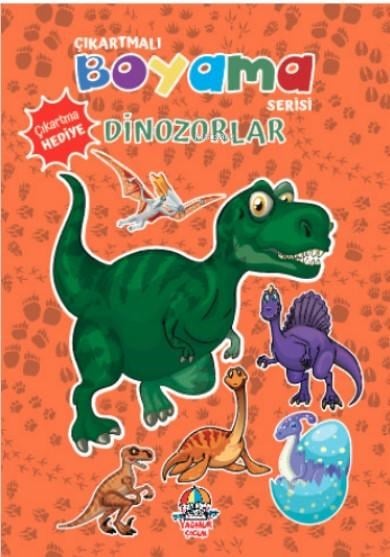Çıkartmalı Boyama Serisi - Dinozorlar