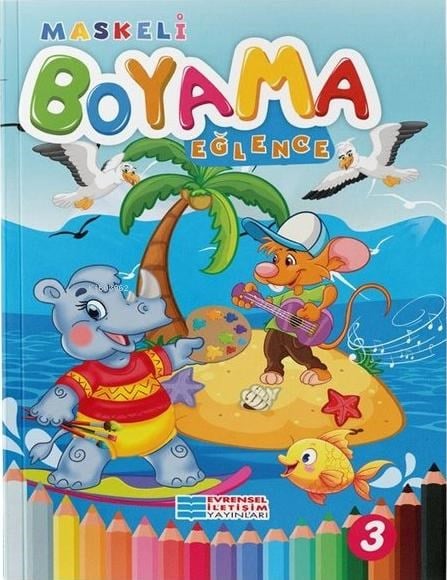 Eğlence - Maskeli Boyama