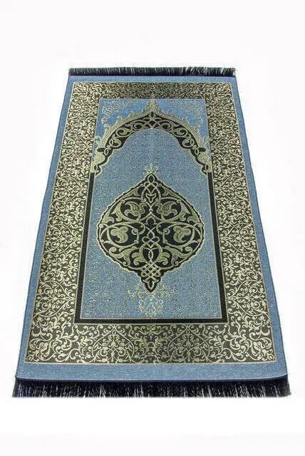 Ekonomik Osmanlı Tafta Seccade - 0150 - Mavi