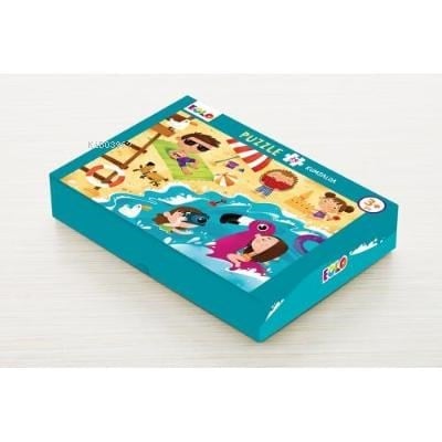Eolo 24 Parça Puzzle - Kumsalda