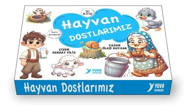 Hayvan Dostlarımız  -  10 Kitap