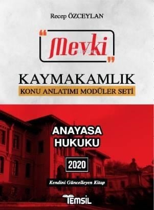 Mevki Anayasa Hukuku; Kaymakamlık Konu Anlatımı Modüller Seti