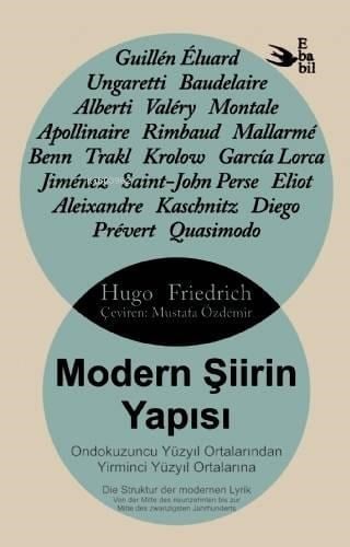 Modern Şiirin Yapısı Ondokuzuncu Yüzyıl Ortalarından Yirminci Yüzyıl Ortalarına