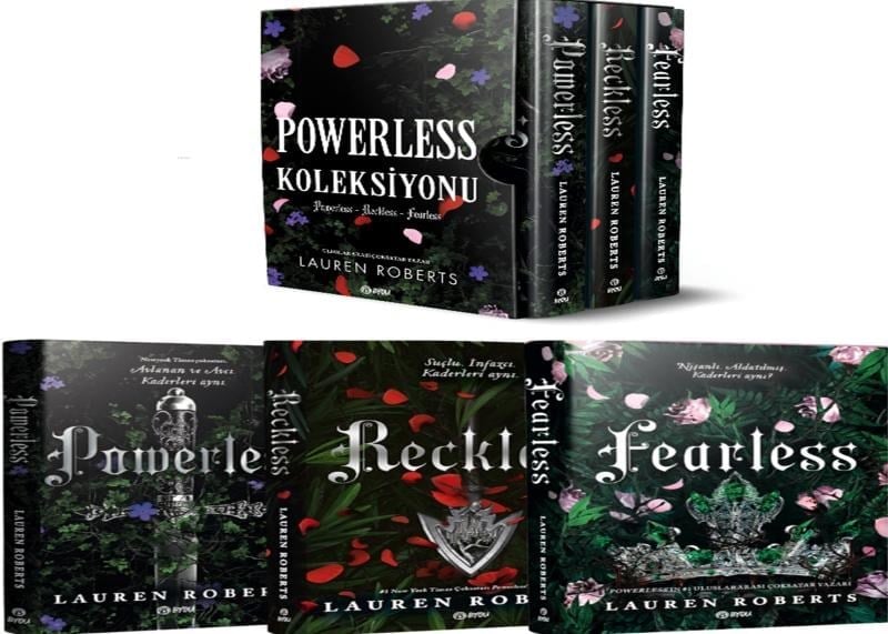 Powerless - Reckless - Fearless 3 Kitap (Ciltli)