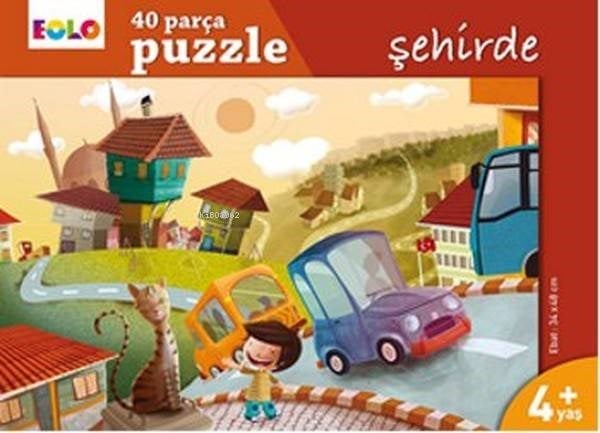 Şehirde 40 Parça Puzzle 4+ Yaş