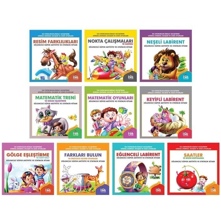 Süper Aktivite Seti (10 Kitap)