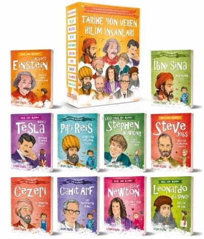 Tarihe Yön Veren Bilim İnsanları Serisi (Kutulu 10 Kitap Takım)