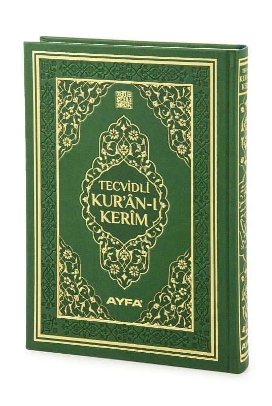 Tecvidli Kuranı Kerim - Termo Deri - Rahle Boy - Yeşil Renkli - Ayfa Yayınevi - Bilgisayar Hatlı