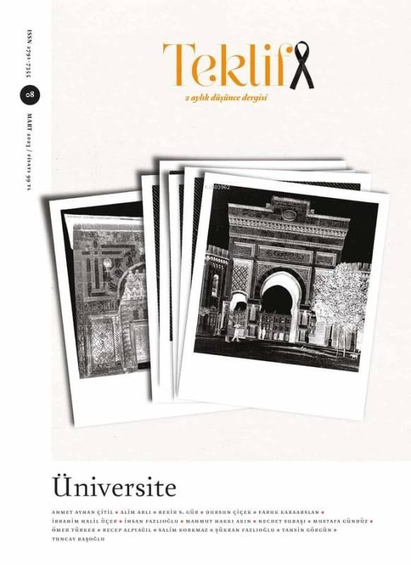 Teklif 8. Sayı;2 Aylık Düşünce Dergisi