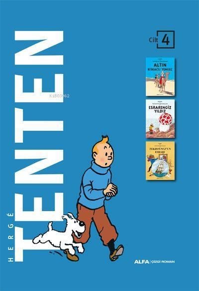 Tenten - Cilt 4 (Ciltli) ;Altın Kıskaçlı Yengeç - Esrarengiz Yıldız - Tekboynuz'un Esrarı