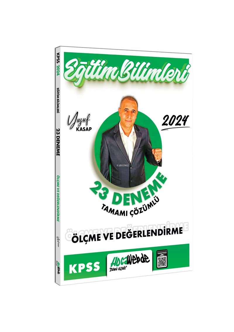 Yayınları 2024 KPSS Eğitim Bilimleri Ölçme ve Değerlendirme Tamamı Çözümlü 23 Deneme