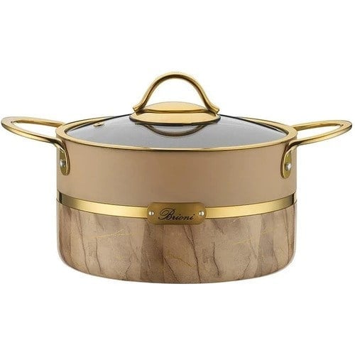 Brioni Selection Krem 28 cm Derin Granit Tencere