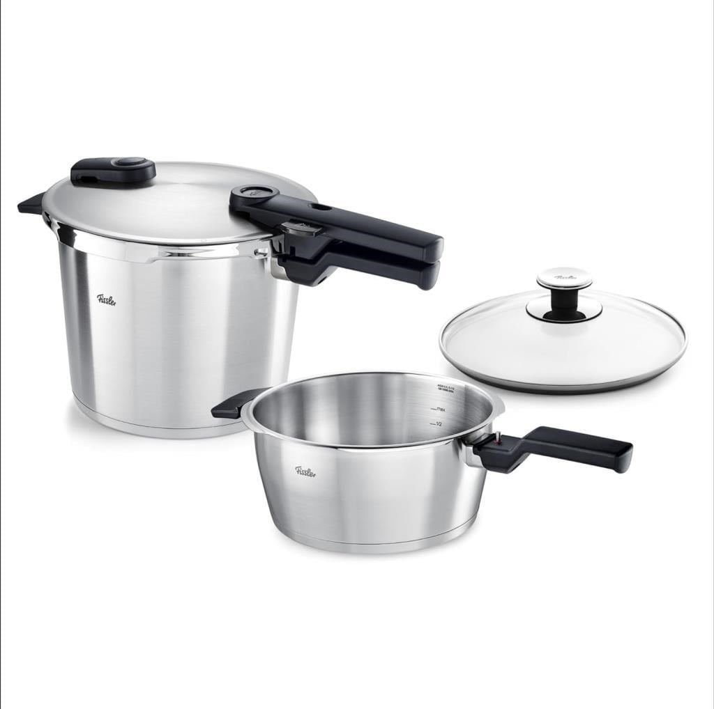 Fissler Vitaquick Premium 6 lt + 3.5 lt Düdüklü Tencere